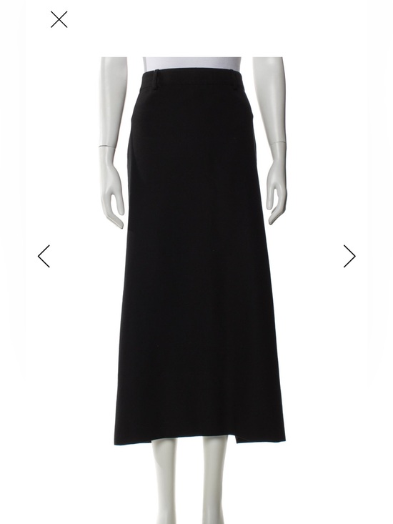 Balenciaga Dresses & Skirts - Balenciaga Black wool Maxi Trouser Skirt A-Line Silhouette like new 38 us 6